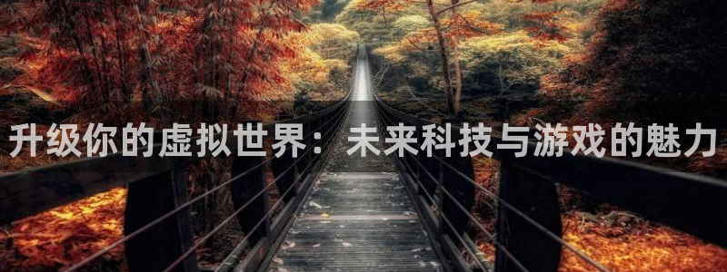 蓝冠娱乐登录：升级你的虚拟世界：未来科技与游戏的魅力